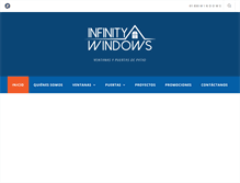 Tablet Screenshot of infinitywindows.com.mx